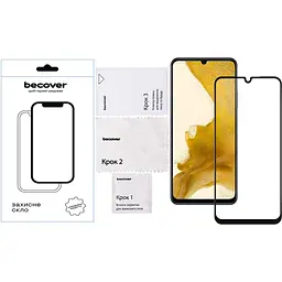 Захисне скло BeCover для ZTE Blade A34 Black (711796) - мініатюра 2