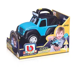 Автомодель Bb Junior Jeep Wrangler зі світловими та звуковими ефектами блакитний (16-81202) - мініатюра 5