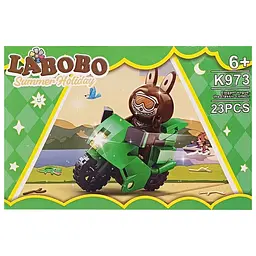 Дитячий конструктор Summer holiday LABUBU K973A-1, 23 деталі