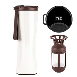 Термокружка Xiaomi Kiss Kiss Fish MOKA Smart Coffee Tumbler 430ml White