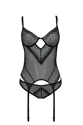 Сексуальний комплект Casmir Denerys XXL/XXXL чорний - мініатюра 3
