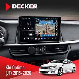 Штатна магнітола KIA Optima, K5 2015-2020 Decker D10-011 4x64, DSP, 4G, 360 Decker (НФ-00007609)