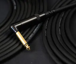 Инструментальный кабель Jack 6,3 — Jack 6,3 угловой Cordial CCI 9 PR - мініатюра 2