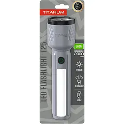 Портативний світлодіодний ліхтарик Titanum TLF-T25 1100Lm Gray (TLF-T25)