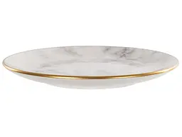 Тарілка Alba ceramics Marble, 26 см, сіра (769-030) - мініатюра 2