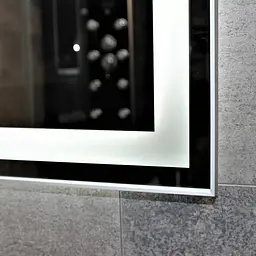 Дзеркало Dusel DE-M0061S1 Silver 75x100 см, Сірий - мініатюра 4