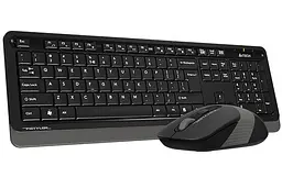 Комплект (Клавіатура та миша) A4Tech Fstyler FG1010 Wireless Black Grey (FG1010 (Grey)) - мініатюра 2