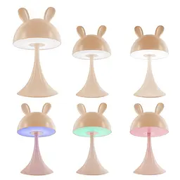 Світильник-нічник Kite LED з акумулятором Simple Bunny персиковий (K25-317-1-4) - мініатюра 3