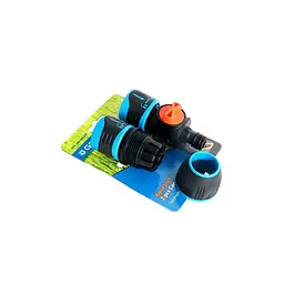 Конектор для шланга Gruntek набір 1/2"-5/8"-3/4" (296292277) - мініатюра 2