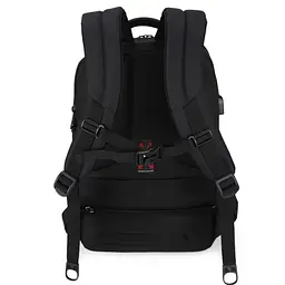 Рюкзак міський офисний Tigernu T-B3220 17л з USB для ноутбука 15.6" Black (17057) - мініатюра 3