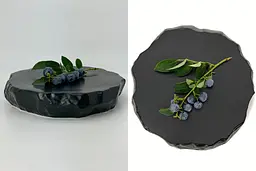 Плато для закусок 24,5x4,5 см "Чорна скеля"