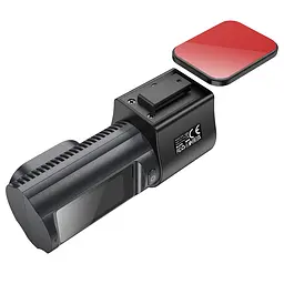 Відеореєстратор HOCO DV8 2K display hidden driving recorder(with rear camera) Black - мініатюра 6