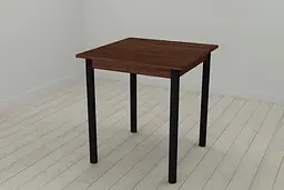 Стіл кухонний Ferrum-decor Агата 75x70x70 Чорний ДСП Венге 16мм (FRD-105596) - мініатюра 5
