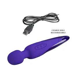 Вібромасажер - Pretty Love Antony Heat Massager Blue - мініатюра 9