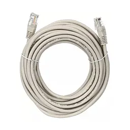 Патч-корд Kingda 15м, UTP, cat.5e, CU, 24AWG, grey (KD-PAUT31500GY)