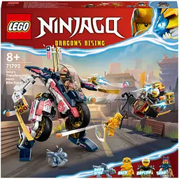 Конструктор LEGO Ninjago Перегоновий робобайк-трансформер Сори, 384 деталі (71792)