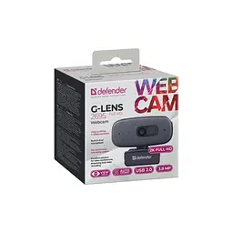 Веб-камера Defender G-lens 2695 FullHD 2K 1520p Black (63195) - мініатюра 9