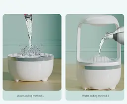 Антигравітаційний зволожувач повітря Creative Anti-gravity Water Drop Humidifier Портативний дифузор для зволоження та очищення - мініатюра 4