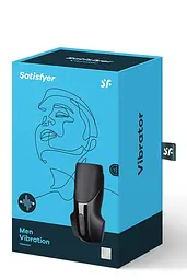 Мастурбатор Satisfyer Men Vibration супер-мастурбатор з вібрацією, 16х8 см (чорний) - мініатюра 2