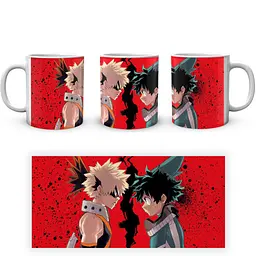 Кухоль GeekLand Моя геройська академія My Hero Academia Бакуго та Деку у профіль Протистояння MHA 02.522 330 мл білий - мініатюра 3