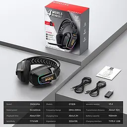 Ігрові навушники Onikuma GT828 Black - мініатюра 7