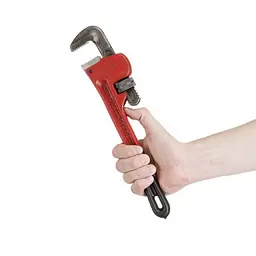Ключ трубний INTERTOOL HT-0183, тип Stillson, довжина 350 мм, ширина захоплення 65 мм, сталевий корпус