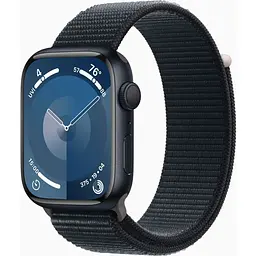 Apple Watch Series 9 GPS 45mm Midnight Aluminium with Midnight Sport Loop MR9C3