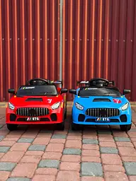 Дитячий спортивний електромобіль кабріолет зі спойлером PRIMA CAR Cabrio 6V 5A (пульт, LED-фари, музика, педаль газу), Червоний - мініатюра 10
