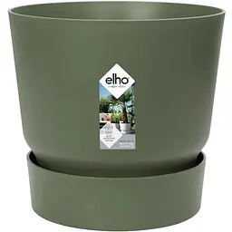 Вазон Elho Greenville Round, 14 см, зелений (492885)