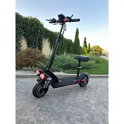 Двомоторний Електросамокат із сидінням KugooKirin M4 Max+ Plus | NFC key (2000W, 23Ah) - мініатюра 5