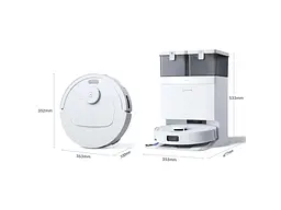 Робот-пилосос з вологим прибиранням ECOVACS T30CDLX71 WHITE - мініатюра 3