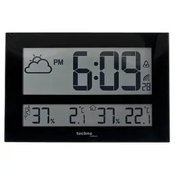 Годинник настінний Technoline WS8011 Black (WS8011), Чорний - мініатюра 6