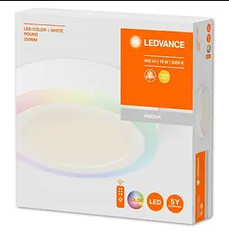 Настінний світильник з пультом LED COLOR+ RGBW 19 ВТ / 3000 K круглий - мініатюра 5