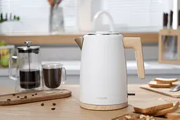 Електрочайник Ardesto Wood Modern Strix 1.7 л білий (EKL-F420WWD) - мініатюра 6