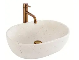 Умивальник Rea Amelia накладний 48x34.5 см sandy matt REA-U8480