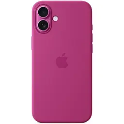 Силіконовий чохол CasePro Silicone Case with MagSafe Fuchsia для iPhone 16 Plus - мініатюра 2