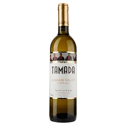 Вино Tamada Alazani Valley, белое, полусладкое, 12%, 0,75 л (840502)