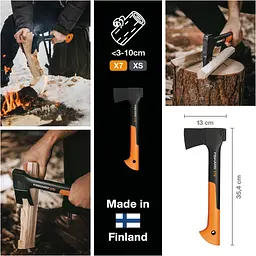 Універсальна сокира Fiskars XS X7 (1015618) - мініатюра 8