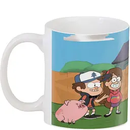 Кухоль GeekLand Gravity Falls meating GF.02.08 330 мл білий - мініатюра 3
