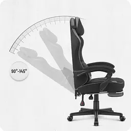 Крісло Cabro C504 Black-Grey тканина - мініатюра 7