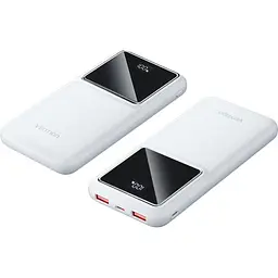 Універсальна мобільна батарея Vention 10000mAh PD QC 3.0 Білий (FHKW0) - мініатюра 3