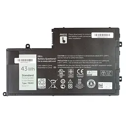 Батарея для ноутбука Dell TRHFF (Inspiron 5547 5445 5545 5447 5448) 11.1V 43Wh чорний - мініатюра 2