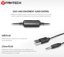 Компьютерные колонки Fantech Sonar GS202 - мініатюра 3