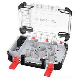 Набір коронок Bosch PRO Multi Material PC Plus 22-65 мм, 9 шт