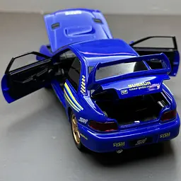 Колекційна металева модель автомобіля АвтоЕксперт Subaru Impreza WRX STI з інерцією, світлом та звуком 1:32 - мініатюра 9