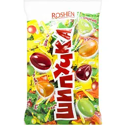 Карамель Roshen Шипучка з порошковою начинкою 1 кг