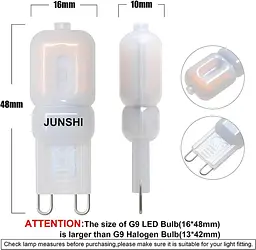 Світлодіодна лампа JUNSHI G9, від 2,5 Вт до 20 Вт, теплий білий 3000 K, 210 люменів, AC220-240V світлодіодне світло - мініатюра 3