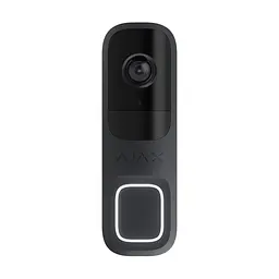 Відеодзвінок з WiFi 4Mp Ajax DoorBell Graphite із вбудованим штучним інтелектом та ІЧ датчиком руху (26-00559)