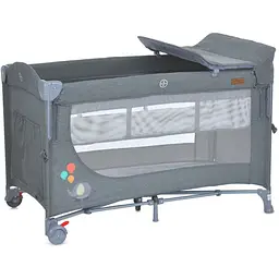 Ліжечко-манеж El Camino 2 в 1 UNITY+ ME 1098 Gray, до 13 кг