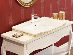 Раковина Idevit Neo Classic 50x103 3301-1005-0088, Білий - мініатюра 2
